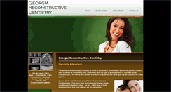 Desktop Screenshot of georgiareconstructivedentistry.com
